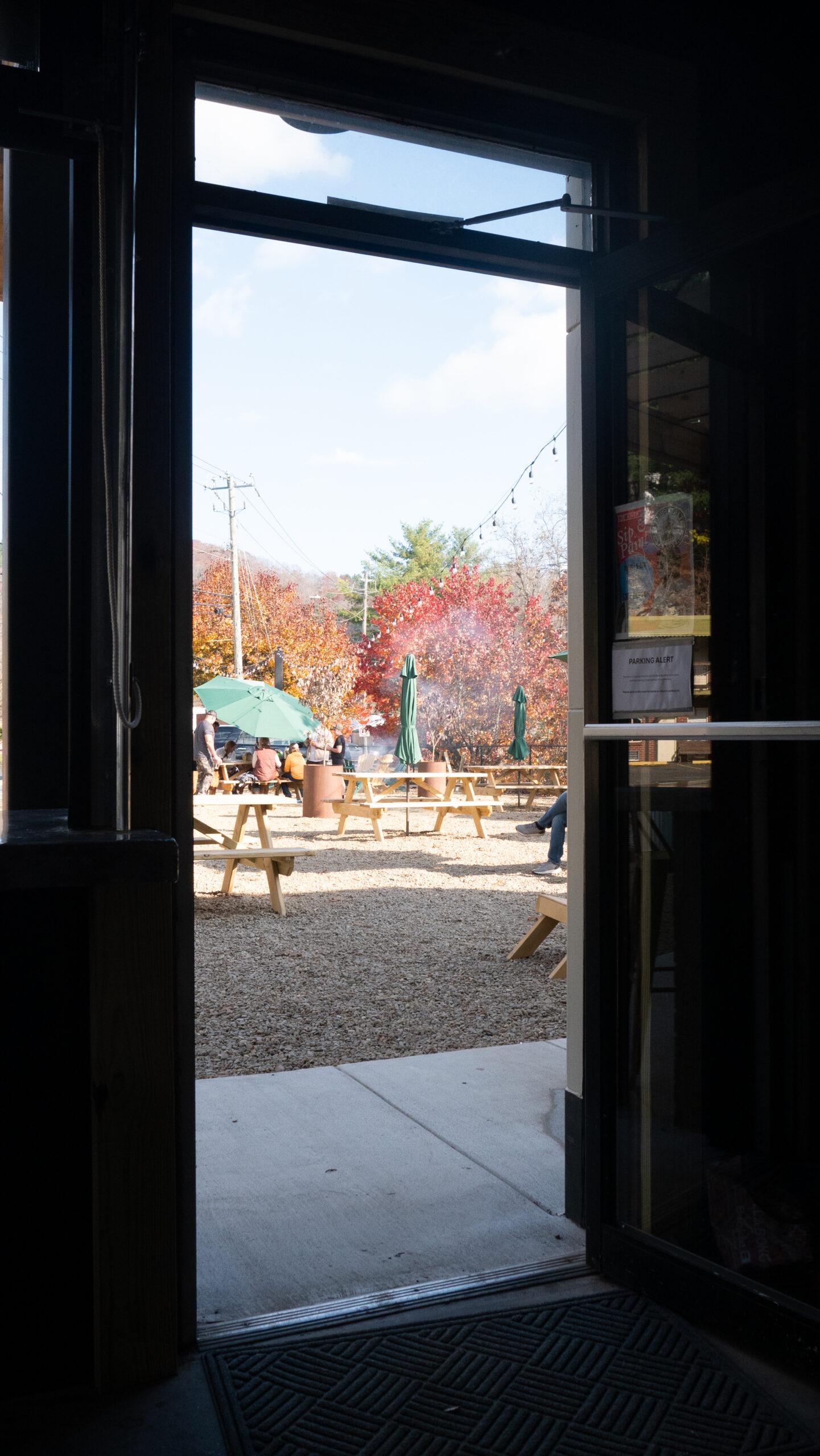 Outdoor Seating From Inside